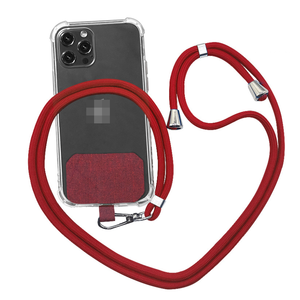 Mobile Phone Lanyard Patch Lanyard Nylon Sports Anti-lost Neck Soft Rope Key Chain Rope Holder