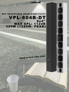 Sistema de Audio profesional de 8x4 pulgadas, 8 unidades, rango completo, sellado, 320W, columna de matriz de línea pasiva, altavoz, sonido, música - Product Image 2