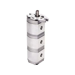 Bomba de engranajes doble de 3 etapas YD OEM 150W 5, 300 bar con conexión de rosca y brida para reparación de excavadoras, 1 año de garantía - Product Image 3