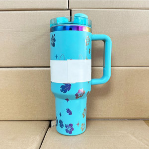 Gobelet isotherme personnalisé <span class=keywords><strong>en</strong></span> acier inoxydable de 40 oz avec poignée, idéal pour les voyages <span class=keywords><strong>en</strong></span> plein air, idée cadeau - Product Image 5