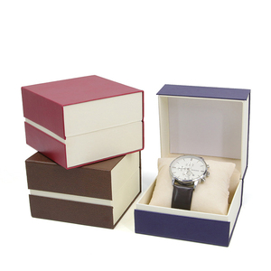 Personnalisé hommes et femmes carré de luxe <span class=keywords><strong>montre</strong></span> emballage cadeau boîte avec oreiller - Product Image 3