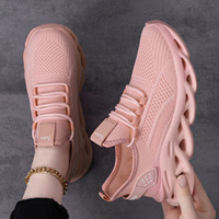 Chaussures de course respirantes en maille pour femmes, légères, absorbant les chocs, antidérapantes, chaussures de sport décontractées pour femmes