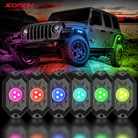 Luces LED para Roca, Resistentes al Polvo IP68, de Alta Luminosidad, Control Remoto por Aplicación, Suministro Directo de Fábrica para Camiones, ATV, UTV
