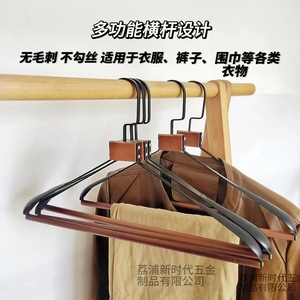 Beech Wood Clothes Hangers Thickened Seamless Rectangle Shape For Adults And Children Pants Hangers - Product Image 5