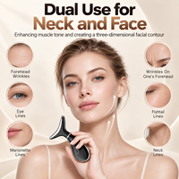 Masseur facial sans fil télécommandé pour le cou et les épaules pour les soins de la peau à domicile Outils de levage du visage et du cou