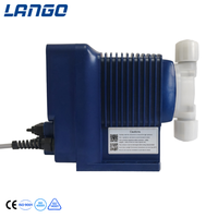 Bomba Dosificadora Digital LANGO ED-M12FE OEM con Control por Pulsos/4-20mA, Membrana de PTFE, Caudal de 20L/H, Manguera Flexible para Piscinas