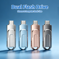 Clés USB en gros à bas prix 32 Go 64 Go 128 Go Clés USB rotatives adaptées aux téléphones mobiles et aux ordinateurs USB 2.0