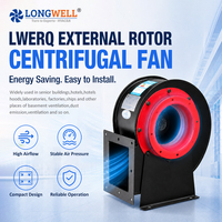 LONGWELL Industrieller Zentrifugalventilator 220V/380V 1800W Energiesparend 2650U/min für Sandstrahlen Staubentfernung Rauchabzug