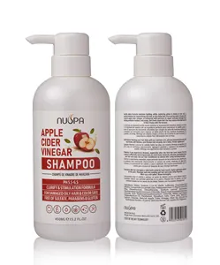 Nuspa Sulfaat Gratis Apple Cider Azijn Shampoo Haarverzorging Shampoo Voorkomen Haaruitval