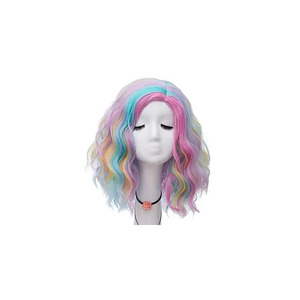 13x4 Spring Curl No-<b>Lace</b> <b>Wig</b> 18 Inch 3 Tone Color Curly Women <b>Wig</b> for Daily Beauty Wear - Product Image 2