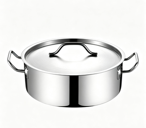Premium Edelstahl-Kochtopf-Set mit Glas- und Metalldeckeln, Schwerer Boden Suppentopf für Induktions- und Gasherde - Product Image 6