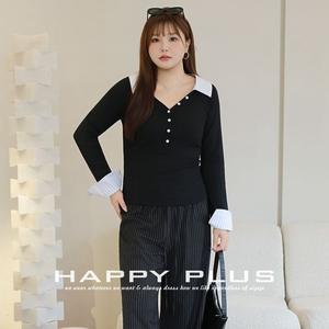 เสื้อเชิ้ตผู้หญิงแบบติดกระดุมพร้อมปกตัดสี แขนยาว ทรงพอดีตัว ใส่ได้ทุกวัน ความหนาปานกลาง - Product Image 5