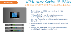 Solution de communication et de collaboration unifiée IP PBX de la série audio Grandstream UCM6300, UCM6300A, utilisation professionnelle, garantie d'un an - Product Image 6