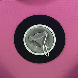 Rodillo de aire inflable de gimnasia plegable impermeable de PVC duradero de Color personalizado OEM para gimnasio - Product Image 5