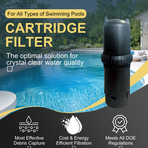 Filtre à <span class=keywords><strong>cartouche</strong></span> pour <span class=keywords><strong>piscine</strong></span> de 200 pi² pour piscines <span class=keywords><strong>hors</strong></span> <span class=keywords><strong>sol</strong></span> et spas, <span class=keywords><strong>filtration</strong></span> de l'eau de <span class=keywords><strong>piscine</strong></span>, capacité de 47 000 gallons, fabriqué en plastique durable - Product Image 2