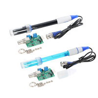 Module de régulation et de détection du pH liquide, capteur de surveillance et de contrôle, testeur + sonde d'électrode pH BNC pour Arduino, plage de pH 0-14