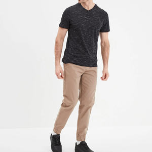 Pantalon de jogging droit en polaire pour homme - Style sport décontracté d'hiver respirant et écologique avec taille élastique et poches - Product Image 5