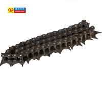 Cadena de Rodillos de Hierro QJ de Alta Calidad 08B, Dientes Puntiagudos, Certificación ISO9001:2000, Paso Personalizado, 2-130kn de Tensión, Cadenas de Transmisión
