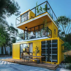 Prefabrik mobil dayanıklı kahve dükkanı sokakları Catering konteyner Bar çelik yapı bina ev özelleştirmek - Product Image 5