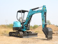 Mini-excavatrice sur chenilles compacte de 3,5 tonnes pour moteur, puissance de creusement élevée, capacité de la cuve de 0,09 m, composants de marque réputée