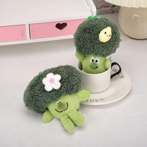 Porte-clés en alliage de zinc Florets Plush, motif dessin animé, imprimé 6 couleurs, cadeau amusant, Sœur Légumes, Mignon et original, Vente en gros - Product Image 6