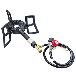 Quemador de Propano de Hierro Fundido con Regulador de Manguera, Estufa de Gas Portátil para Exteriores, Cocina para Barbacoa - Product Image 5