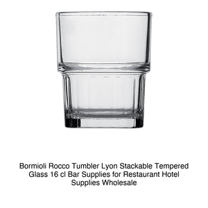 Verre empilable en verre trempé Lyon 16 cl Bormioli Rocco H 7,9 cm Ø 6,6 cm - Product Image 2
