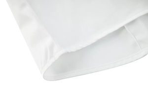 MTWD6005 60% 면 화이트 반팔 여성 셔츠 자수 비즈니스 셔츠 통기성 및 주름 방지 여성 셔츠 - Product Image 6