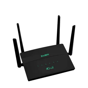 Dual Band KuWFi Router Wifi Cat4 32 Users Hotspot Rj45 Wireless Modem 4g Lte Router With Sim Card For Home