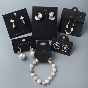 Joyería pendiente tarjetero venta al por mayor mujeres lujo pendiente joyería mostrar tarjetas y anillos joyería colgar etiqueta - Product Image 5