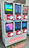 WANGERBAO Distributeur de capsules Gacha populaire en métal, mini, avec accepteur de pièces, système Android et écran vidéo