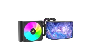 Top 3 refroidisseurs liquides pour processeur PC Cuverd 7 pouces, refroidissement par <span class=keywords><strong>eau</strong></span>, ventilateurs à haut débit d'air, écran LED, refroidisseur liquide pour PC - Product Image 5