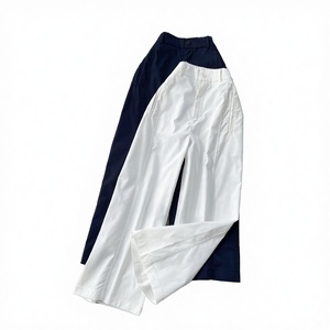 กางเกงขายาวทรงหลวมลำลองสำหรับผู้หญิง ปี 2025 ฤดูใบไม้ร่วง ผ้าระบายอากาศ กันน้ำ กันยับ ย้อมสีแบบ Garment Dyed เอวสูง เหมาะสำหรับกิจกรรมกลางแจ้ง - Product Image 3