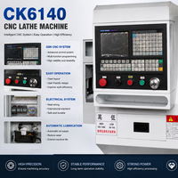 Tour à fileter simple pour tuyaux, robuste, CNC CK6140, 2 axes, en fonte GSK, certifié CE ISO, personnalisable, pour filetage de tuyaux d'huile de précision