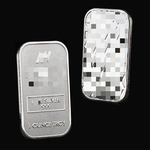 Barra de Plata Acrílica No Magnética Popular para Empaque, 1 Onza Troya, Barra de Cobre de 1 Oz, Barras de Plata para Colección o Regalo - Product Image 6