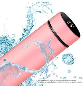 Bouteille d'eau isotherme intelligente en acier inoxydable à double paroi de 500 ml avec affichage LED numérique et température - Product Image 2