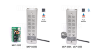 Systèmes de contrôle d'accès autonomes MiTEC IP65 avec clavier tactile et lecteurs de cartes RFID pour les accès aux portes de bureaux et résidentiels