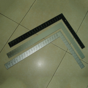 Regla cuadrada de acero inoxidable de 90 grados para herramientas de medición de carpintería y metalurgia - Product Image 2