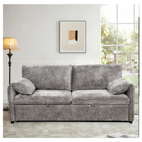 Großhandel Hochwertiges Europäisches Dreisitzer-Sofa Bestseller Schwamm-Schlafsofa Ausziehbares Sofabett für Wohnzimmer Apartment