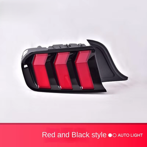 Pour Ford <span class=keywords><strong>Mustang</strong></span> 15-20 LED assemblage de feu arrière dynamique effet d'eau courante nouvelle lentille rouge 12V dédié feu arrière LED modifié - Product Image 6