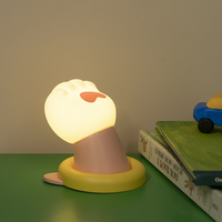 Lampe de bureau pour chambre créative petite commande tactile USB rechargeable Led cadeau moderne patte de chat veilleuse pour enfants