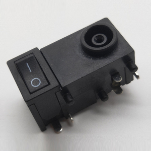 5521 DC SOCKET WITH ROCKER SWITCH Power Jack Female Socket 12v 2.1mm Dia. DC Jack with On-off Switch Female Socket - Product Image 5