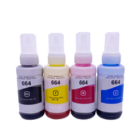 664 Encre de sublimation à colorant pour Epson L558 L585 L1300 L551 L550 L555 L310 L365 L565 Imprimante à jet d'encre Encre de sublimation par transfert de chaleur