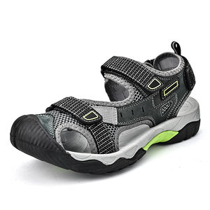 <span class=keywords><strong>Sandales</strong></span> de randonnée pour hommes avec embout de protection, empeigne en mélange de <span class=keywords><strong>cuir</strong></span> et mesh, sangles réglables pour un confort tout au long de la journée - Product Image 5