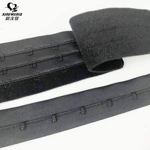 3 hàng 25 mét móc khoảng cách nhung trở lại chất lượng cao duy nhất khâu dài cuộn Corset fajas áo ngực màu đen móc và băng mắt - Product Image 1