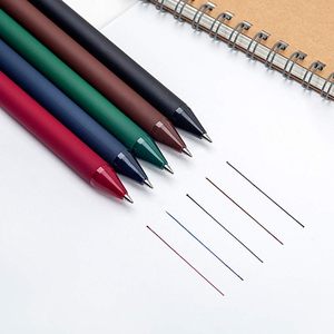 Bolígrafos de Gel Retráctiles de Colores Vintage KACO Soft Touch, Bolígrafos de Punta Fina de Colores Retro para la Escuela, Oficina y Hogar - Product Image 2