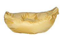 Canapé pouf moderne en tissu en forme de banane pour salon, une place, housse amovible