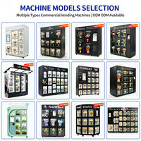 Distributeur automatique intelligent de fleurs réfrigérées OEM ODM, certifié CE, vente chaude en Europe, kiosque 24h sans personnel