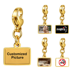 Colgante Personalizado de Aleación de Zinc con Cierre de Langosta para Pulseras y Collares, Regalo, Accesorio Unisex - Product Image 1