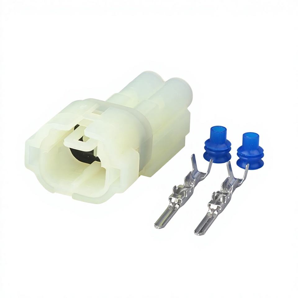 DJ7025F 2-Hole Waterproof Automotive Connector Harness Plug Terminal ...